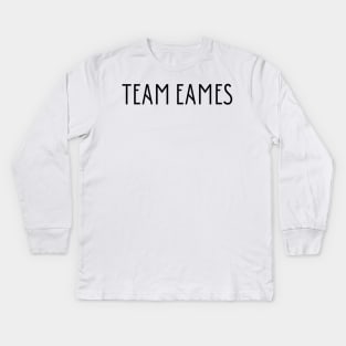 Team Eames Mid Century Modern Architect Kids Long Sleeve T-Shirt